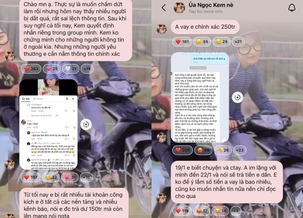Drama tình ái hồi sinh: ViruSs tiếp tục live, Ngọc Kem show loạt tin nhắn? - Hình 2