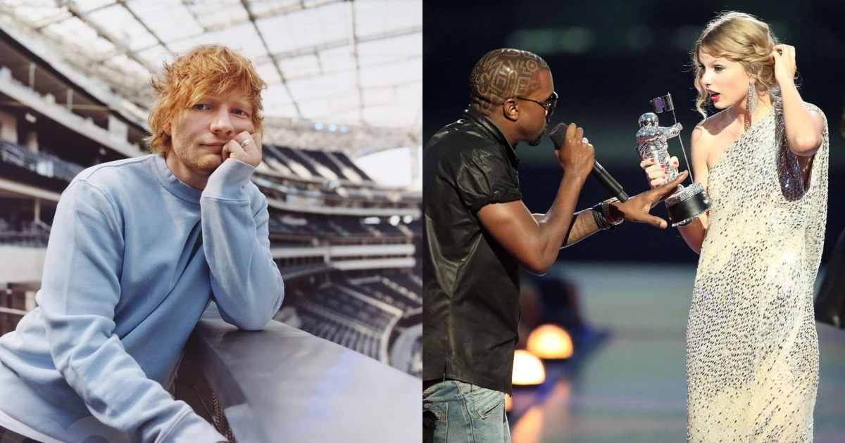 Ed Sheeran đào lại drama chấn động giữa bạn thân Taylor Swift và. Kanye West - Hình 8