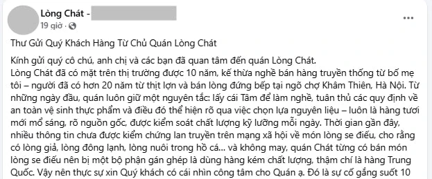 Lòng Chát Quán vừa mở bán đã bị ép dẹp tiệm, treo băng rôn 4 dòng cầu cứu - Hình 5