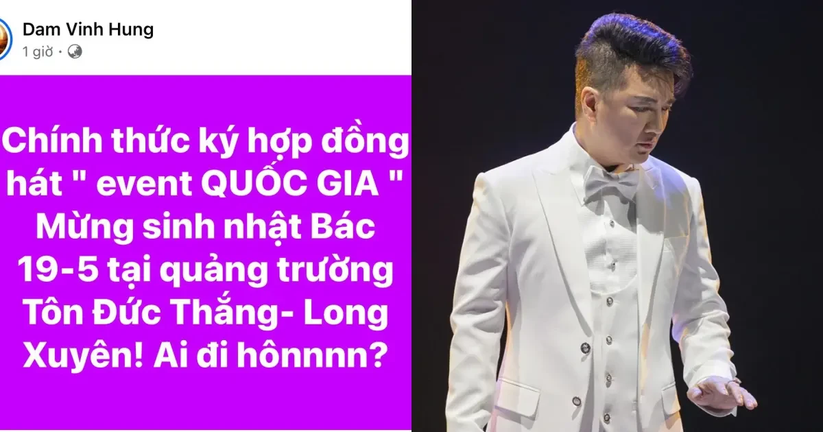 Mr Đàm khoe được mời diễn event quốc gia, quê độ tỉnh An Giang nói không mời - Hình 1