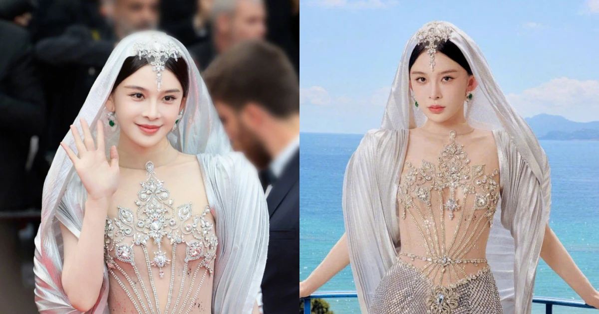 LHP Cannes 2025: Irina Shayk hoá thiên nga đen, Triệu Anh Tử bị đuổi thẳng cổ? - Hình 7