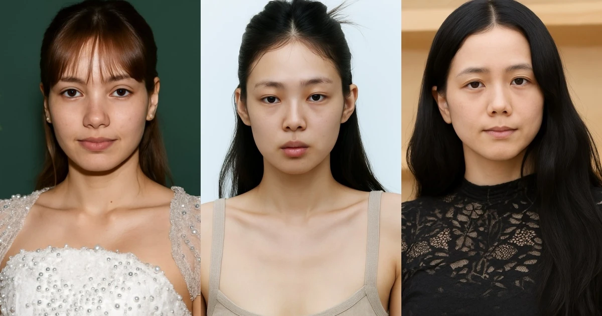 Mặt mộc Blackpink qua AI: Jisoo lộ dấu hiệu lão hoá, Lisa - Jennie sắp già? - Hình 13