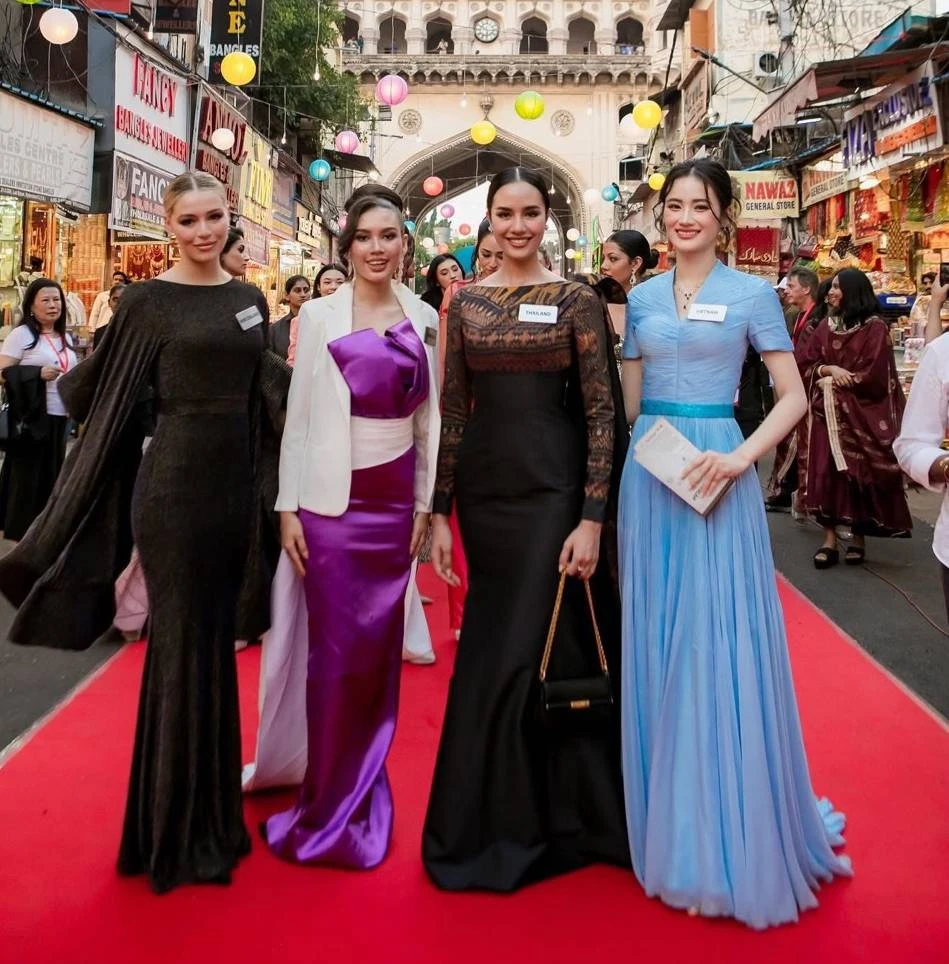 Ý Nhi ghi điểm ở Miss World, phải thức 5h sáng, ngủ ít tiếng, nói 1 câu nghe xót - Hình 4