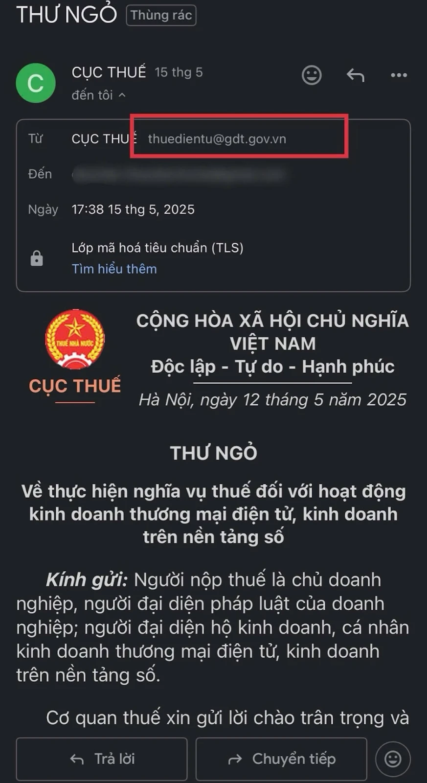 Kẻ xấu giả mạo Cục Thuế gửi mã QR 3h sáng, rõ dấu hiệu phân biệt, dân cảnh giác - Hình 4
