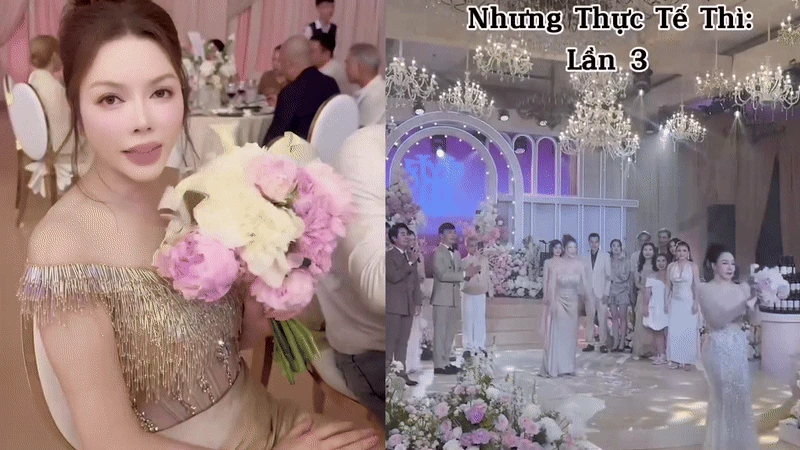 Sự thật màn bắt hoa cưới tại hôn lễ Hồ Quỳnh Hương: Lộ clip cơ cấu, một người đẹp hint chuẩn bị lên xe hoa? - Hình 1
