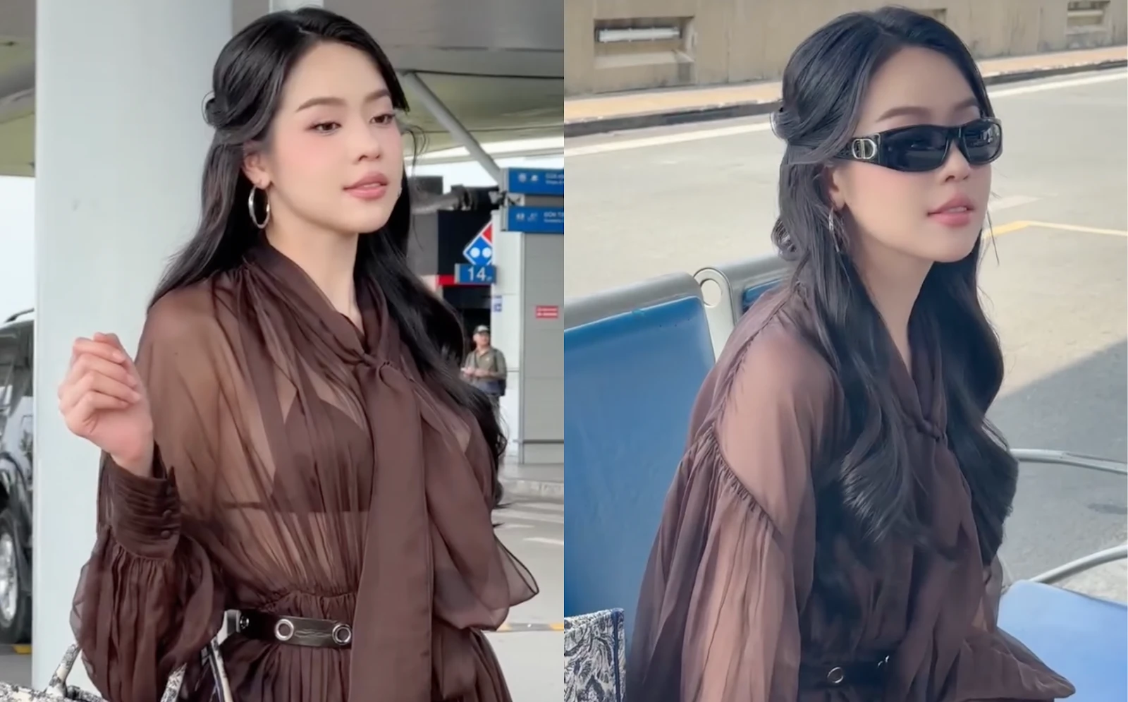 Thanh Thủy mặc hở đi công du, fan chế lố lăng, mất chất Miss International - Hình 1
