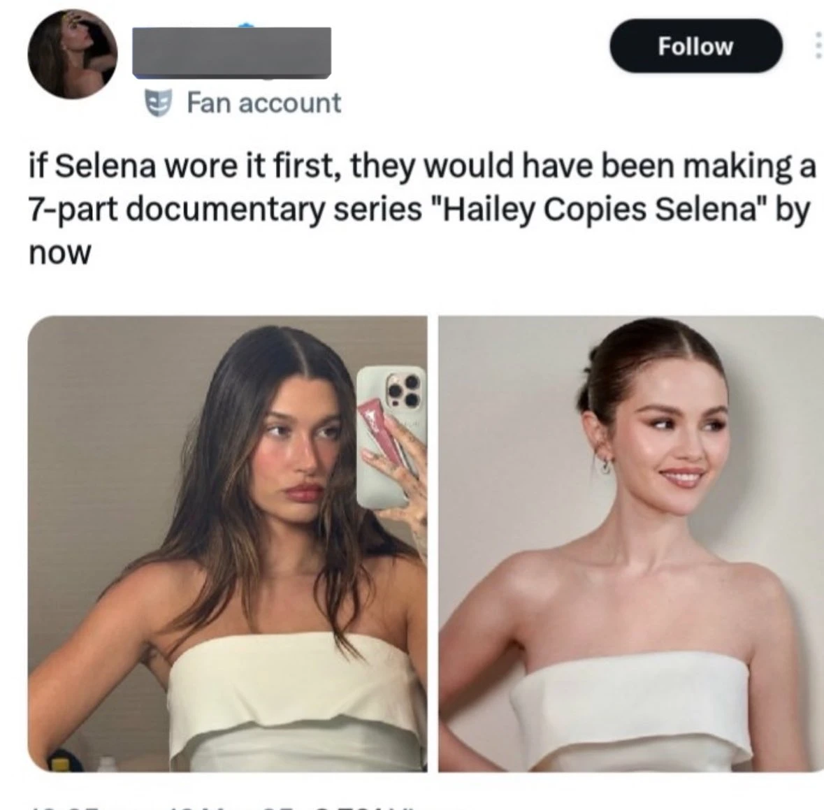 Selena Gomez mặc áo cưới, nhan sắc xinh đẹp, nhưng bị nghi copy vợ Justin Bieber - Hình 3
