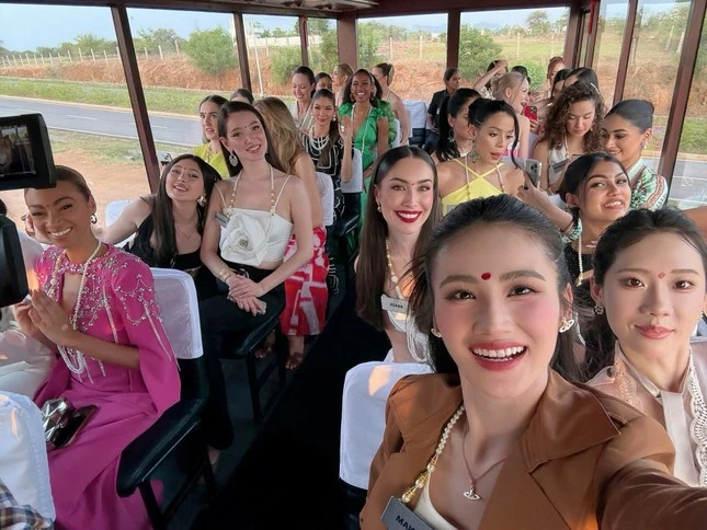 Ý Nhi vừa nắm chắc ngồi Á Hậu liền bị đàn chị hại, đối thủ Nawat liền cứu giúp - Hình 1