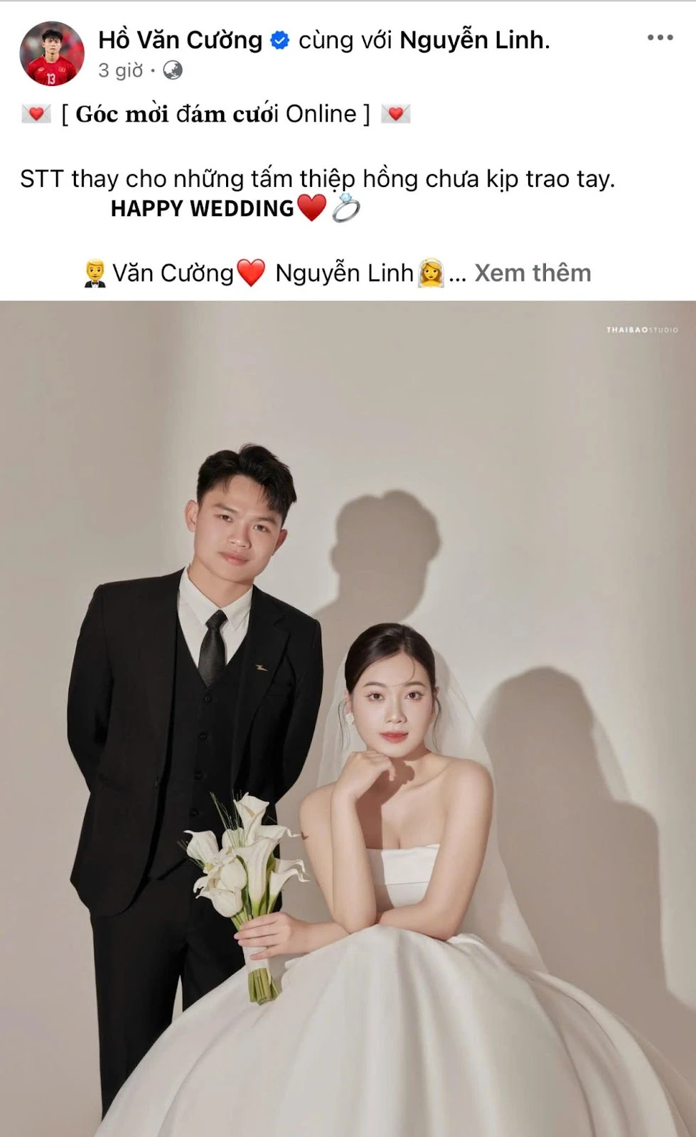 Hồ Văn Cường cưới vợ, danh tính cô dâu gây sốt, dân tình xúc động vì 1 điều - Hình 2