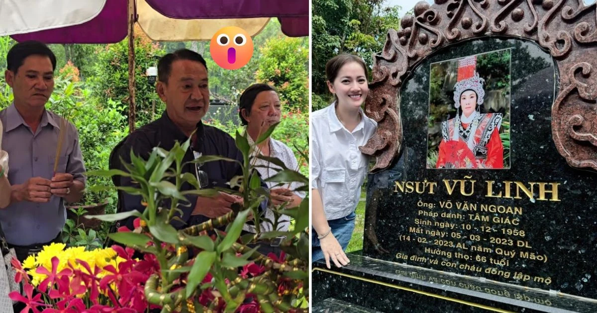 Bạn thân NS Vũ Linh làm bưng bê, bất ngờ đến mộ, thắp hương khấn 1 câu lộ bí mật - Hình 7