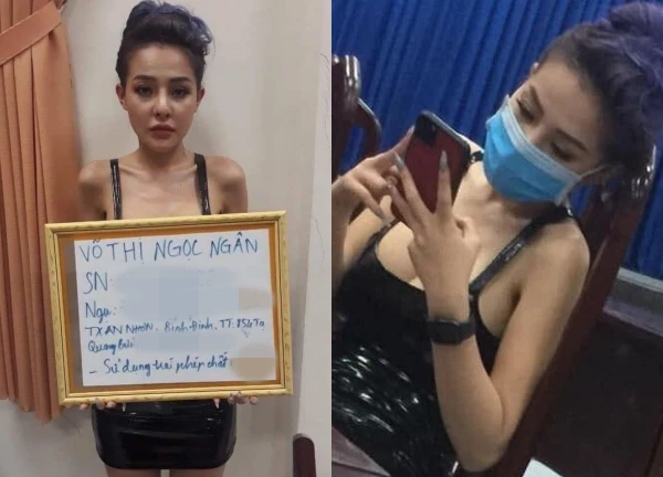 Ngân 98: Hotgirl vòng 1 khủng PR lố, từng ôm ấp Quang Lê, bị bắt vì chất cấm? - Hình 6