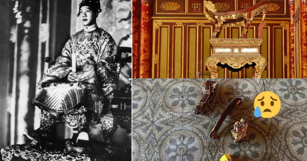 Ngai vàng triều Nguyễn: chiếc duy nhất còn nguyên, Vua Bảo Đại ngồi cuối cùng - Hình 10