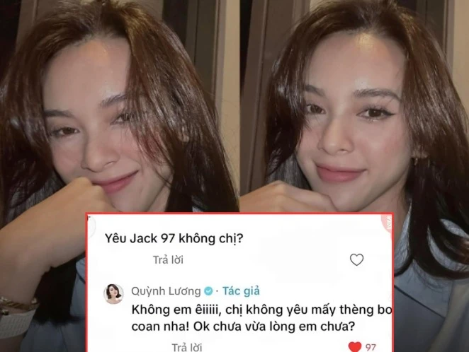 Sao nữ bầu bí bất ngờ được hỏi chuyện yêu Jack, phán 1 câu xịt keo Đom Đóm - Hình 3