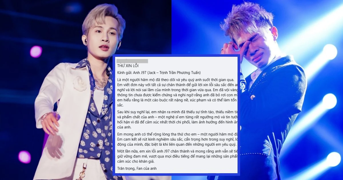 Hàng trăm thư xin lỗi của Đóm gửi J97, muốn quay lại làm fan, showbiz đổi chiều? - Hình 7