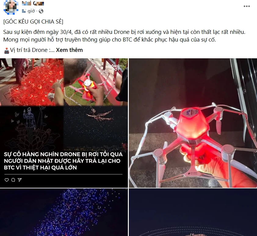 Tham nhặt drone 30/4: không giao nộp công khai rao bán, nguy cơ bóc lịch - Hình 2