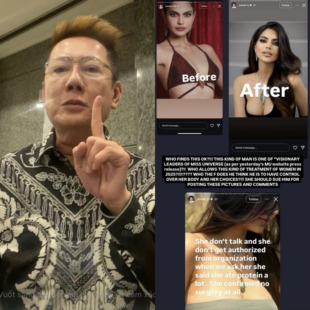 Nawat hạ bệ Rachel Gupta, tung SĐT cá nhân 1 nàng hậu khác, Thiên Ân dính chưởng - Hình 4