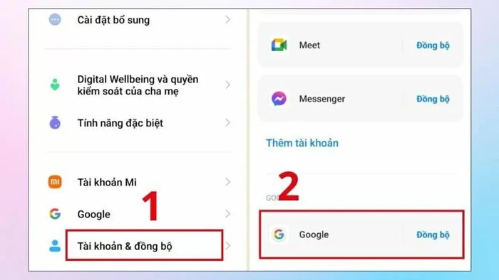 Xóa tài khoản Google trên điện thoại Xiaomi nhanh chóng, tiện lợi - Hình 2