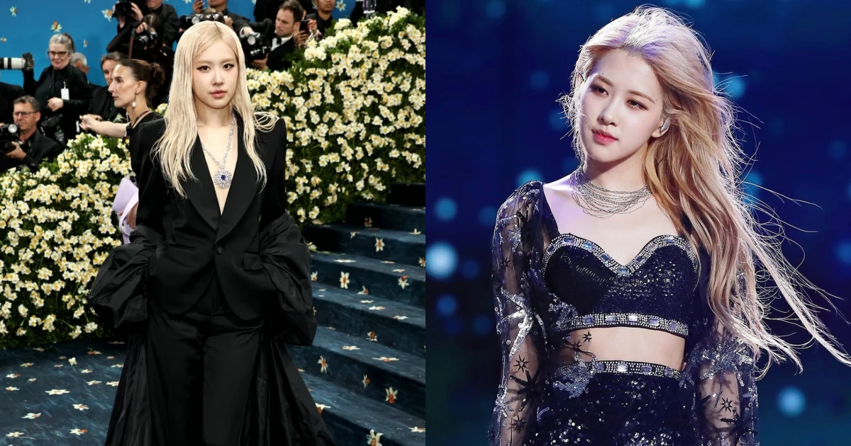 Rosé mất điểm vì mái tóc, diện váy sang trọng nhưng chưa đủ wow, lép vế toàn tập - Hình 7