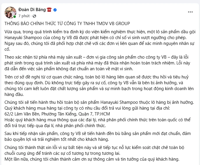 Đoàn Di Băng thành người bị hại vụ dầu gội rởm, xin lỗi, CĐM đào clip PR lố? - Hình 4