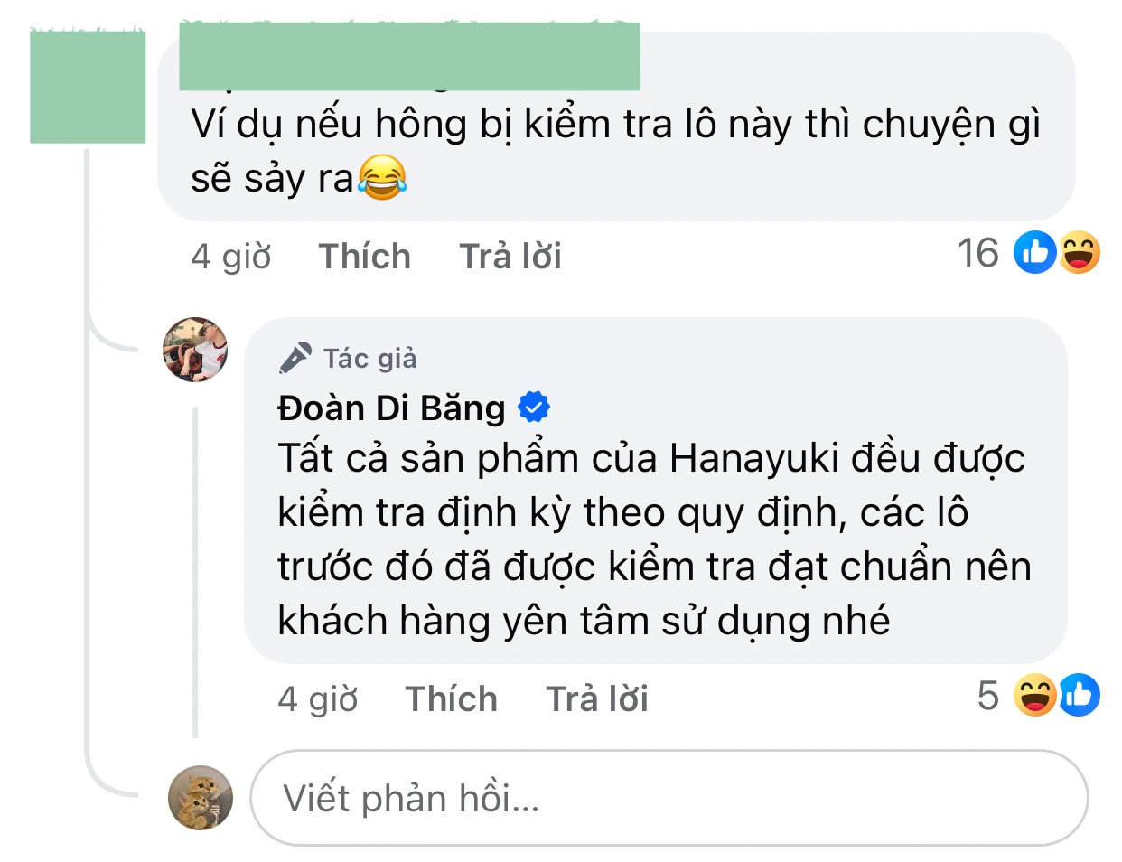 Đoàn Di Băng trấn an người dùng, phản hồi về lô dầu gội Hanayuki bị thu hồi - Hình 3