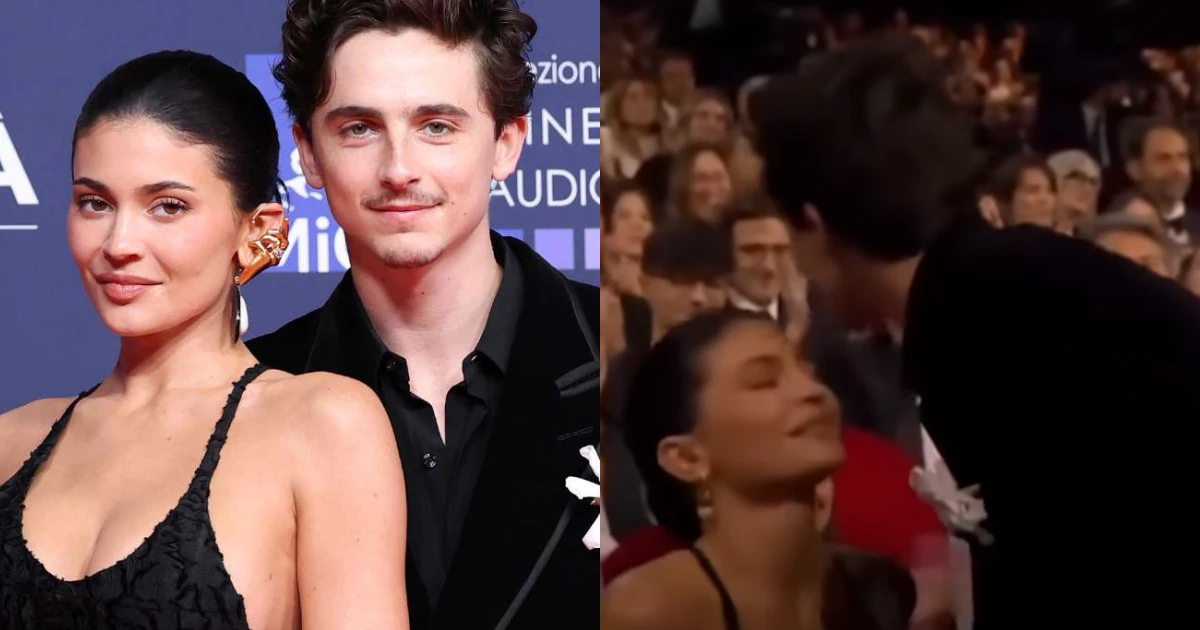Kylie Jenner lần đầu đi thảm đỏ với Timothée Chalamet, quê xệ vì 1 điều - Hình 7