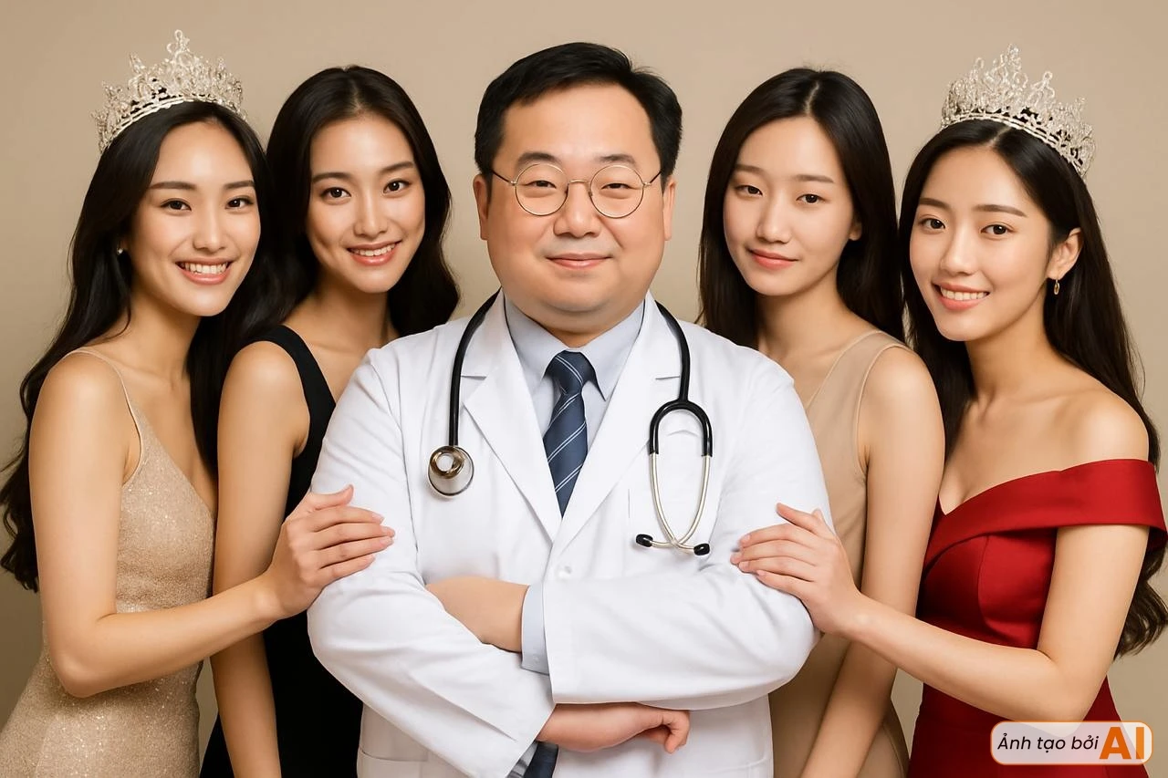 HÓNG: 1 bác sĩ thẩm mỹ nổi tiếng hẹn hò loạt nàng hậu Vbiz, khiến 2 mỹ nhân cùng bí mật sinh con thi nhau tranh sủng? - Hình 1