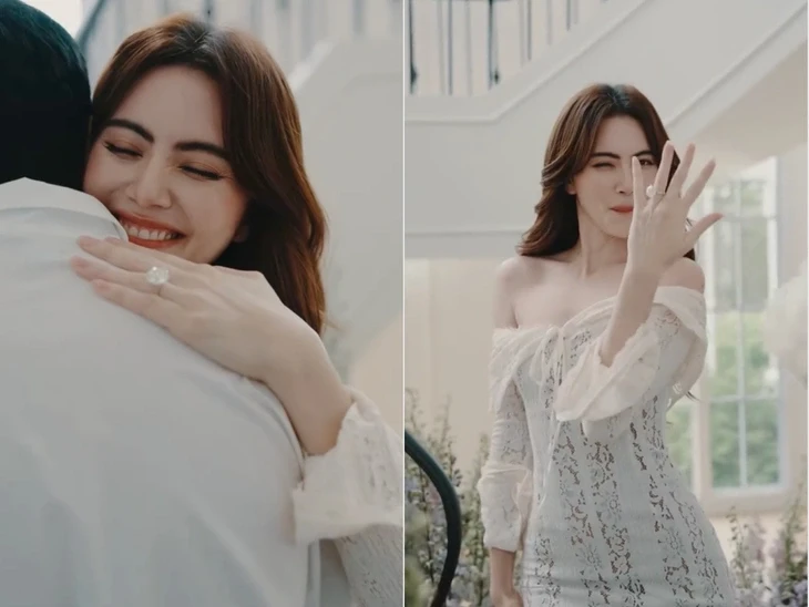 Mai Davika được cầu hôn bằng nhẫn 19 tỷ, nhận thêm quà 1,4 tỷ, ai cũng ngưỡng mộ - Hình 1