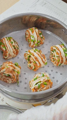 Bữa sáng nuôi dưỡng tỳ vị: Món bánh hoa cuốn nhân thịt củ mài, dễ làm lại cực kỳ tốt cho sức khỏe cả nhà - Hình 18