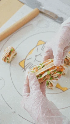 Bữa sáng nuôi dưỡng tỳ vị: Món bánh hoa cuốn nhân thịt củ mài, dễ làm lại cực kỳ tốt cho sức khỏe cả nhà - Hình 16