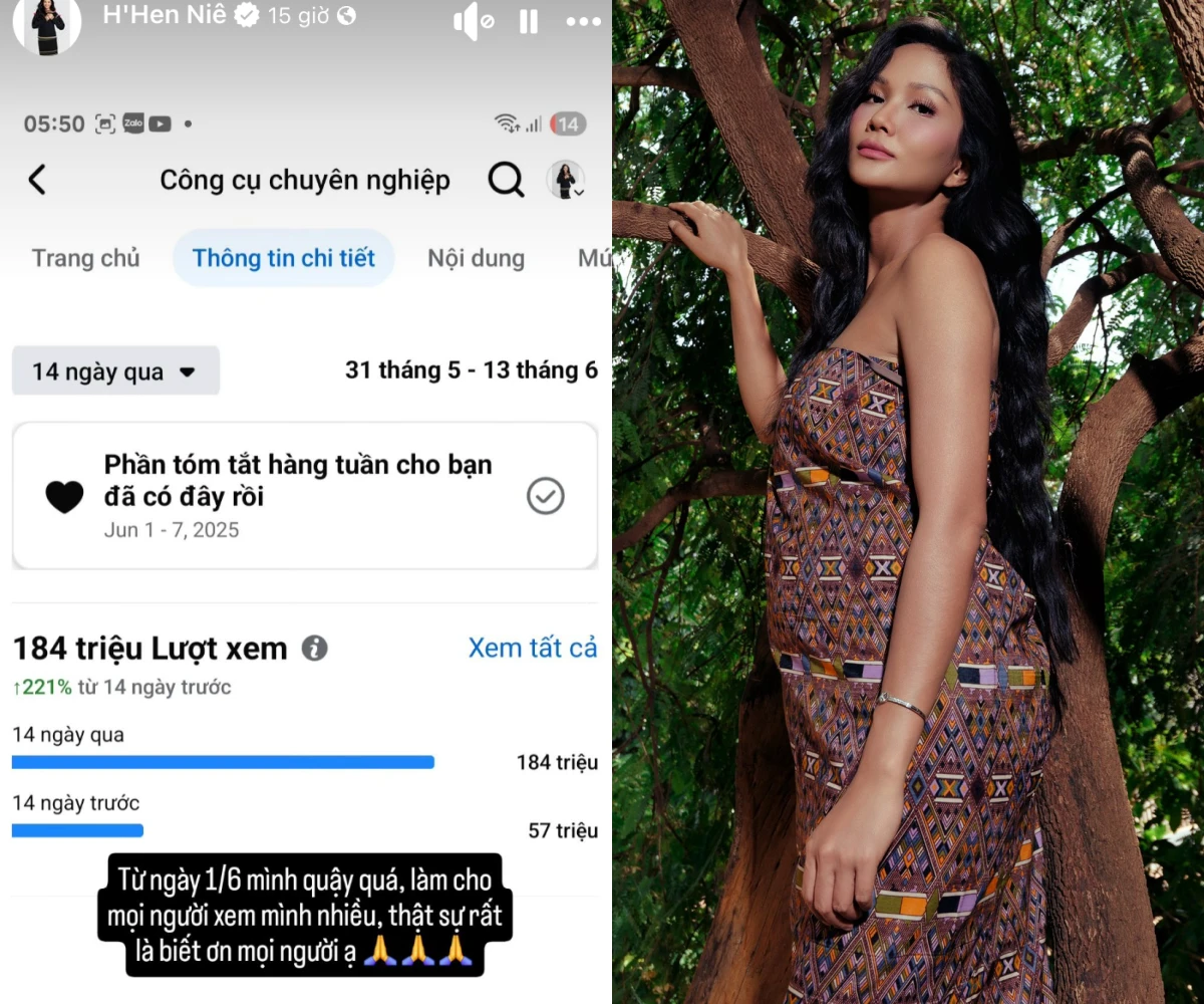 Hoa hậu HHen Niê lên chức mẹ, fanpage tăng vọt: Không phải ai cũng làm được! - Hình 2