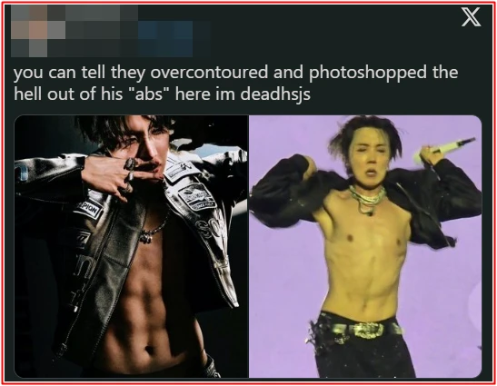 J-Hope khoe body cực phẩm nhưng bị nghi vẽ cơ bụng antifan hả hê bêu riếu - Hình 3