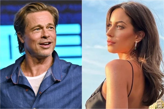 Bạn gái Brad Pitt lộ nhan sắc hao hao Angelina Jolie, lộ động thái chiếm hữu cao - Hình 3