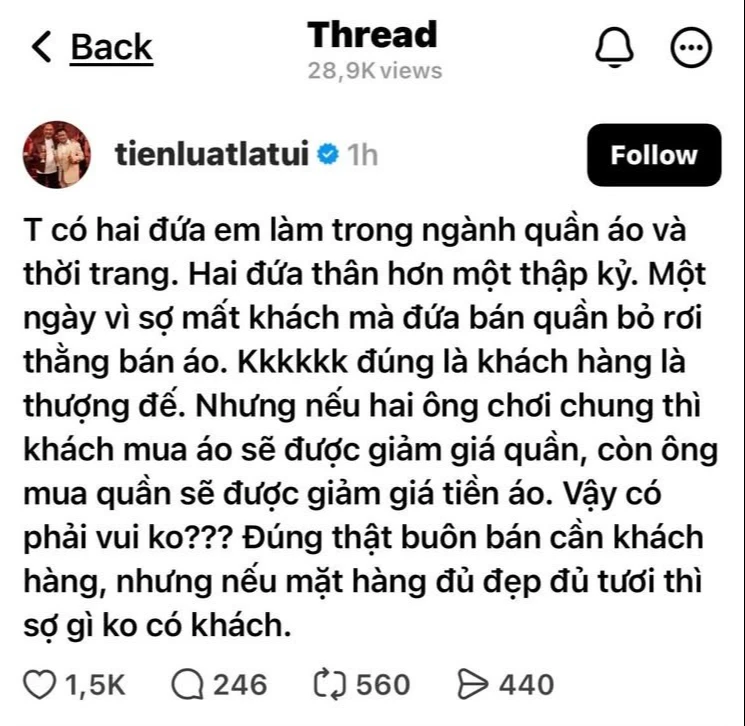 Tiến Luật nghi bị coi thường ở sự kiện, số nhọ dính vào ồn ào Neko và Duy Khánh - Hình 4