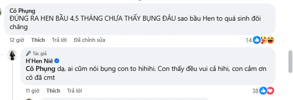 HHen Niê bị CĐM đặt nghi vấn bụng bầu to bất thường, phản hồi 1 câu cực khéo - Hình 2
