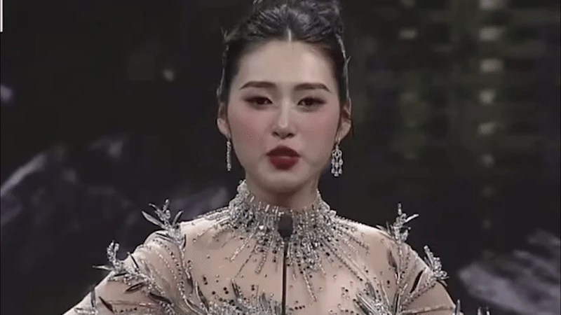 Tân Hoa hậu Trái đất Việt Nam nhận bão phẫn nộ vì màn ứng xử như kiểm tra bài cũ nhưng không thuộc! - Hình 1