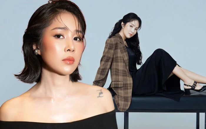Lê Phương thay đổi diện mạo táo bạo, hai con bất ngờ khi thấy mẹ lột xác - Hình 2