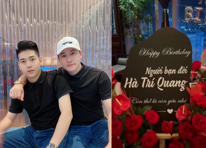 Hà Trí Quang được bạn đời cùng giới, tặng vòng kim cương full cỡ khủng CĐM sốc - Hình 1