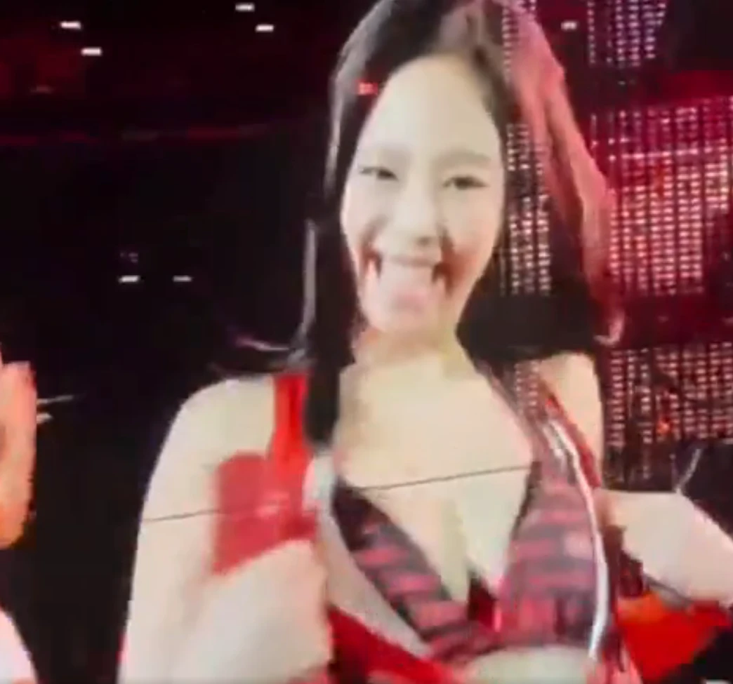 Jennie (BLACKPINK) vạch bồng đảo dí vào camera, người hú hét, người chê tục? - Hình 2