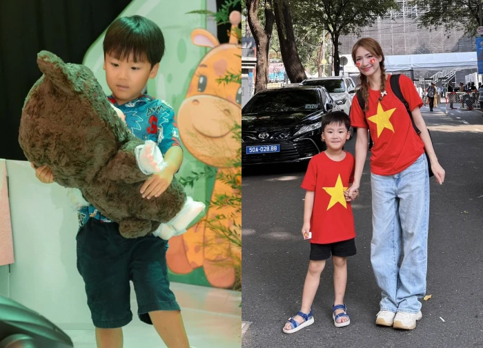 Con trai Hòa Minzy thay đổi chóng mặt, như thành người khác, mẹ phán câu sốc - Hình 6