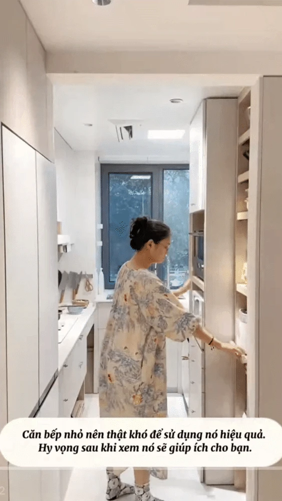 Căn bếp vẻn vẹn 5m2 nhưng vi diệu đến mức chị em phải bất ngờ đến từng chi tiết - Hình 12