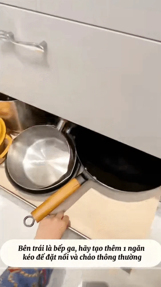 Căn bếp vẻn vẹn 5m2 nhưng vi diệu đến mức chị em phải bất ngờ đến từng chi tiết - Hình 10