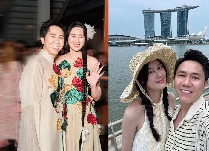 Diễn viên Anh Đức bế vợ cực phẩm du lịch trời Âu, visual gây sốt! - Hình 1