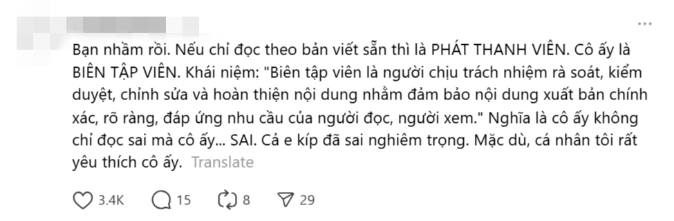 1 netizen bênh BTV bị VTV đuổi, đổ lỗi cho người này, dư luận phản ứng dữ dội? - Hình 4
