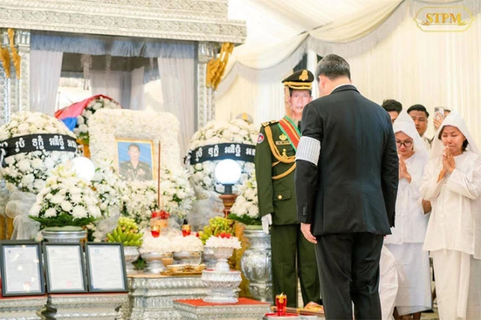 Ông Hun Manet đến viếng tướng Campuchia tử trận - Hình 2