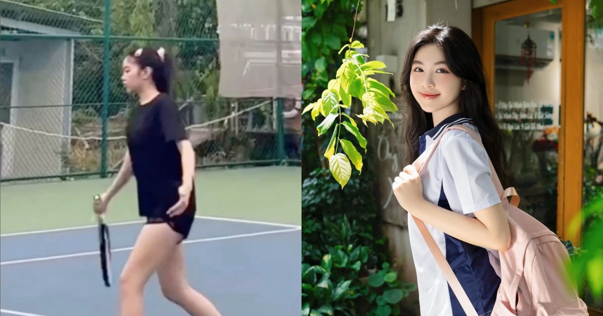 Ái nữ Quyền Linh bị quay lén ở sân Tennis, lộ nhan sắc qua cam thường khó đỡ - Hình 9