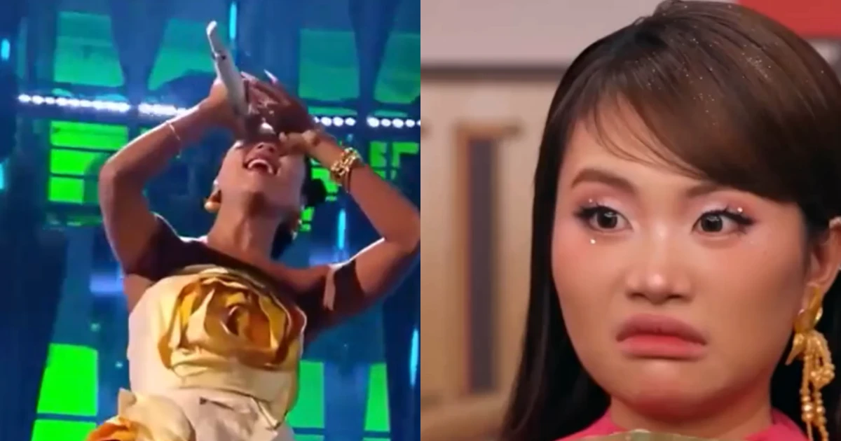 Nữ ca sĩ Trung Quốc hạ đo ván dàn thí sinh khủng, Phương Mỹ Chi toát mồ hôi hột - Hình 8