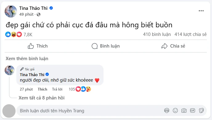 Tina Thảo Thi suy sụp sau ồn ào blacklist, nói 1 câu liền bị netizen phản ứng - Hình 2