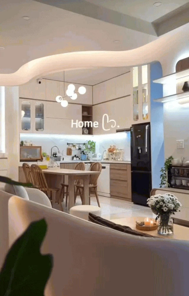 Vợ chồng trẻ chi hơn 1 tỷ xây nhà mặt đường 70m: Tiết lộ cách xây đẹp đúng ý mà vẫn tiết kiệm chi phí - Hình 5