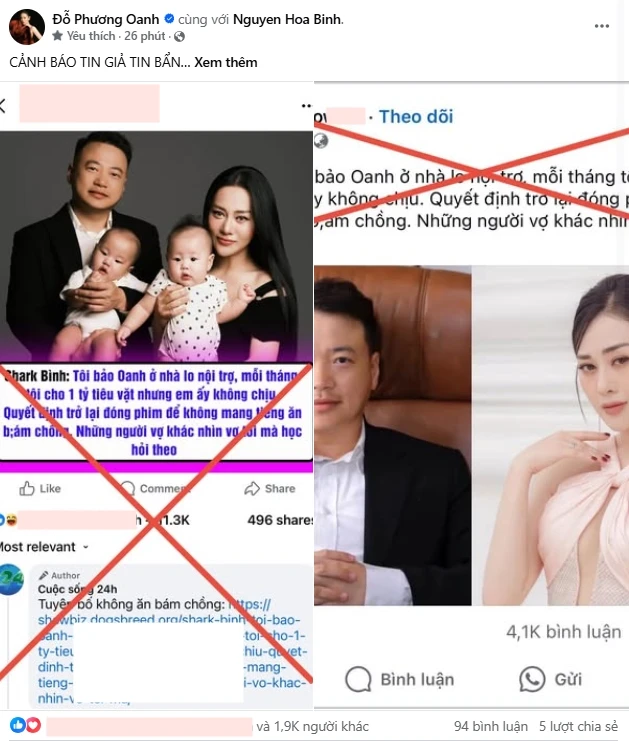 Xôn xao tin Shark Bình cho vợ 1 tỷ tiêu vặt mỗi tháng, Phương Oanh lên tiếng - Hình 2