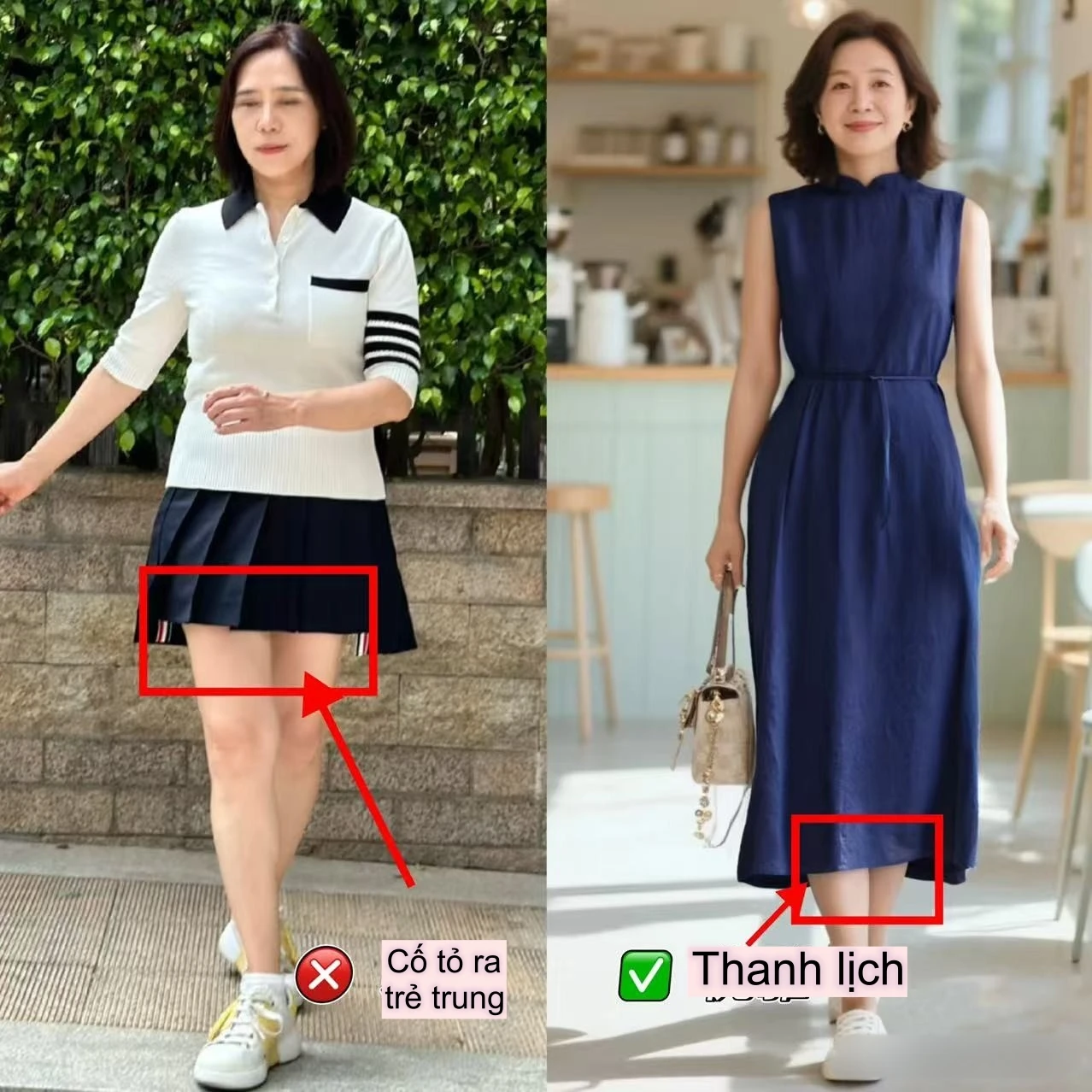 3 điều cấm kỵ trong cách ăn mặc của phụ nữ 40: Áo quá bó, váy quá ngắn, choàng khăn lụa tùy tiện - Hình 10